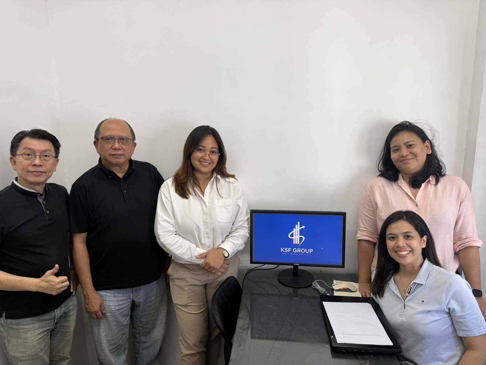 KSF Group consulting team at the Dasmariñas office
